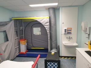 Medical tent made by Montrose Rope and Sail